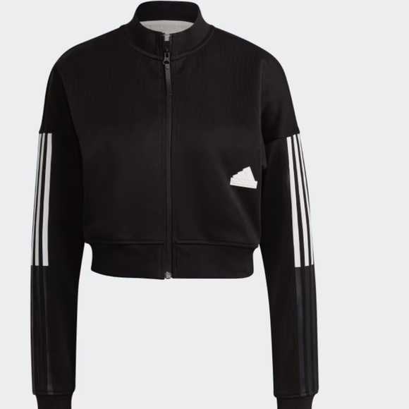Brand New Adidas CROPPED TRACK TOP Jacket - Picture 11 of 11